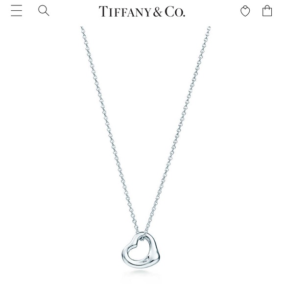 Tiffany & Co. Open Heart Pendant 11mm (smallest) - Picture 5 of 7